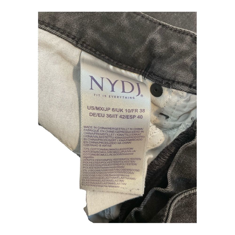 NYDJ Women’s Ami Skinny Black Lift Tuck Technology Jeans Denim Pants Size 6 - Picture 5 of 13